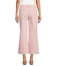 Good American Good Waist Cropped Palazzo Jeans