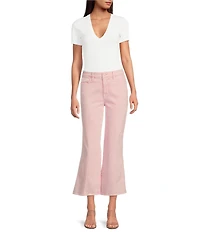 Good American Good Waist Cropped Palazzo Jeans
