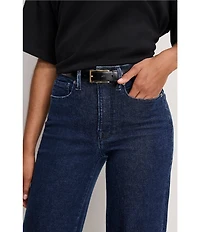 Good American Good Waist High Rise Wide Leg Palazzo Jeans