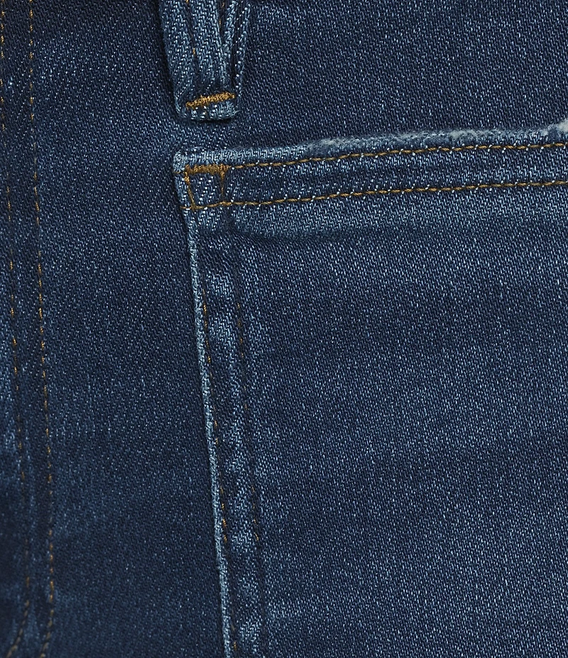 Good American Good Waist Palazzo High-Rise Cropped Denim Jeans