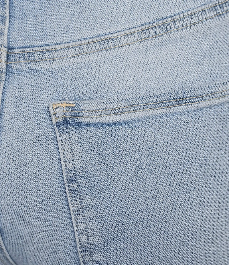 Good American Good Waist Palazzo Light Compression High Rise Crop Jeans