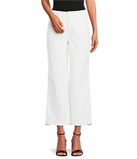 Good American Good Waist Ultra High Rise Cropped Palazzo Jeans
