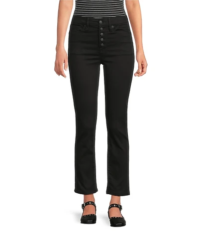 Good American Never Fades Good Legs Mid Rise Straight Jeans