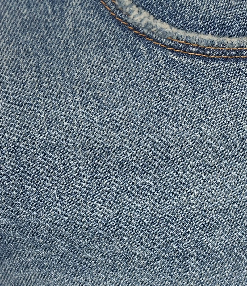 Good American Plus Good Boy Straight Cropped High Rise Jeans