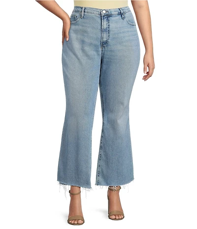 Good American Plus Good Standard High Rise Kick Flare Jeans