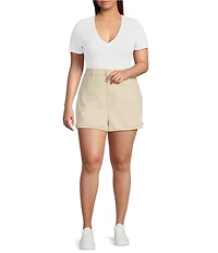 Good American Plus Size Good 90s Mid Rise Shorts