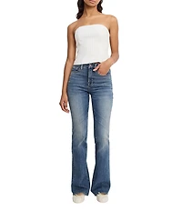 Good American Plus Size Good Classic Stretch High Rise Bootcut Jeans
