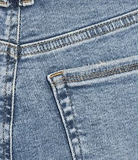 Good American Plus Size Good Legs Straight Mid Rise Denim Jeans