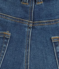 Good American Plus Size Good Waist High Rise Palazzo Wide Leg Ankle Length Denim Jeans