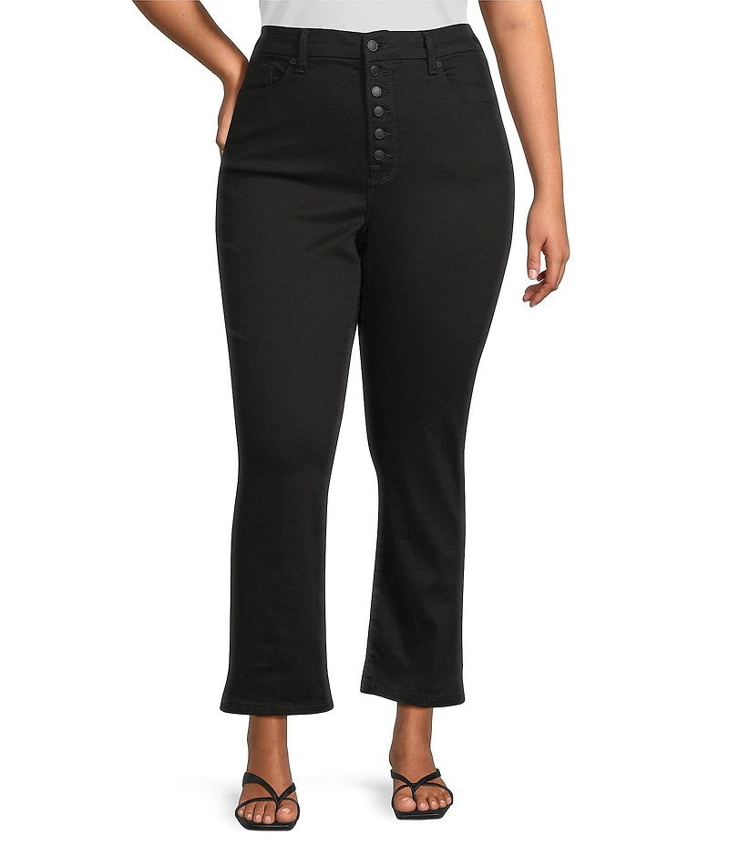 Good American Plus Size Never Fades Good Legs Mid Rise Straight Jeans