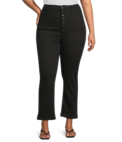Good American Plus Size Never Fades Good Legs Mid Rise Straight Jeans