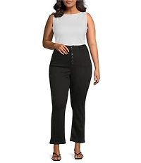 Good American Plus Size Never Fades Good Legs Mid Rise Straight Jeans
