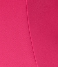 Good American Plus Size Scuba Knit Modern Square Neck Sleeveless Wide Strap Tank Bodysuit