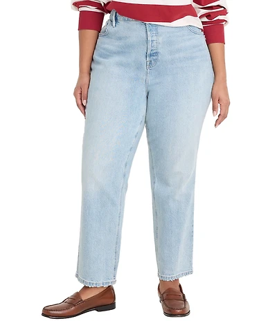 Good American Plus Size Vintage Straight Ankle Length Denim Jeans