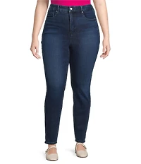 Good American Plus Soft Tech Good Legs Mid Rise Skinny Denim Jeans