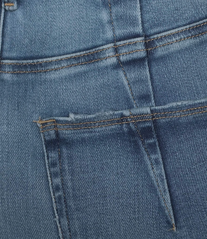 Good American Plus Soft Tech Good Legs Straight Jeans