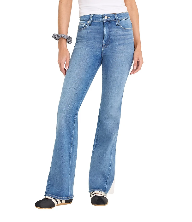 Good American Soft Tech Good Classic High Rise Bootcut Leg Denim Jean