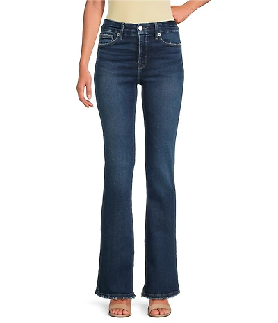 Good American Soft Tech Good Classic Hight Rise Bootcut Jeans