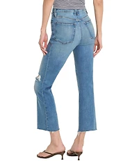 Good American Soft Tech Good Legs Crop Mini Boot Denim Jeans