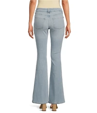 Good American Soft Tech Good Legs Mid-Rise Flare Jeans