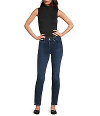 Good American Soft Tech Good Legs Mid Rise Skinny Denim Jeans