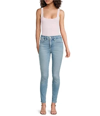 Good American Soft Tech Good Legs Mid Rise Skinny Jeans