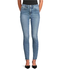 Good American Soft Tech Good Legs Mid Rise Skinny Leg Jeans