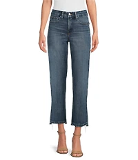 Good American Soft Tech Good Legs Straight Jeans