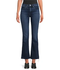 Good American Soft Tech Good Standard Kick Flare High Rise Denim Jeans