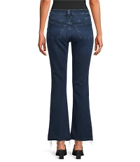 Good American Soft Tech Good Standard Kick Flare High Rise Denim Jeans
