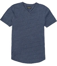 Goodlife Slim-Fit Triblend Scallop Short Sleeve V-Neck T-Shirt