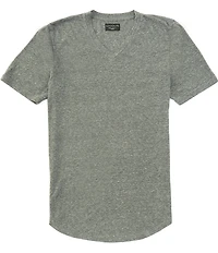 Goodlife Slim-Fit Triblend Scallop Short Sleeve V-Neck T-Shirt