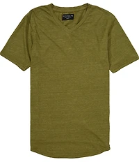 Goodlife Slim-Fit Triblend Scallop Short Sleeve V-Neck T-Shirt