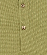 Goodlife Solid Waffle Short Sleeve Polo Shirt