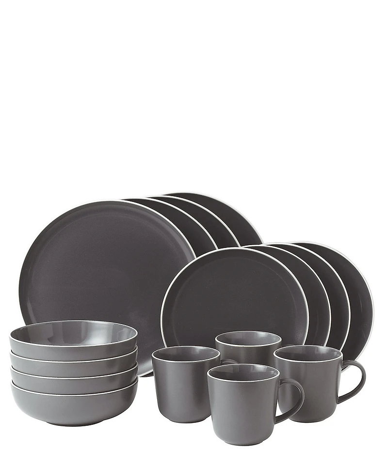 Gordon Ramsay by Royal Doulton Bread Street White 16-Piece Dinnerware Set