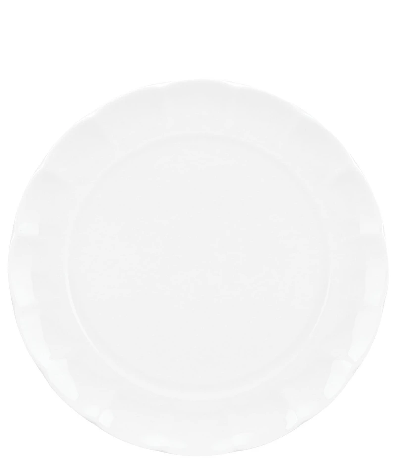 Gorham Manor Scalloped Bone China Dinner Plate