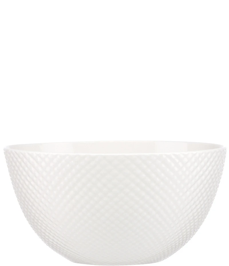 Gorham Woodbury Embossed Bone China All-Purpose Bowl