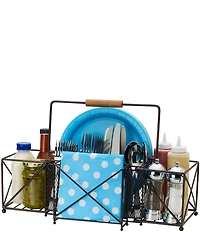 Gourmet Basics by Mikasa Baler Expandable Picnic Caddy