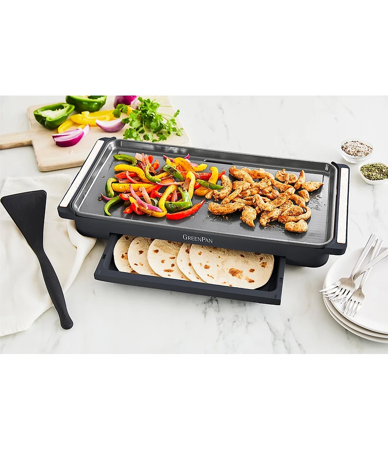 GreenPan Advanced Griddle with Warming Drawer