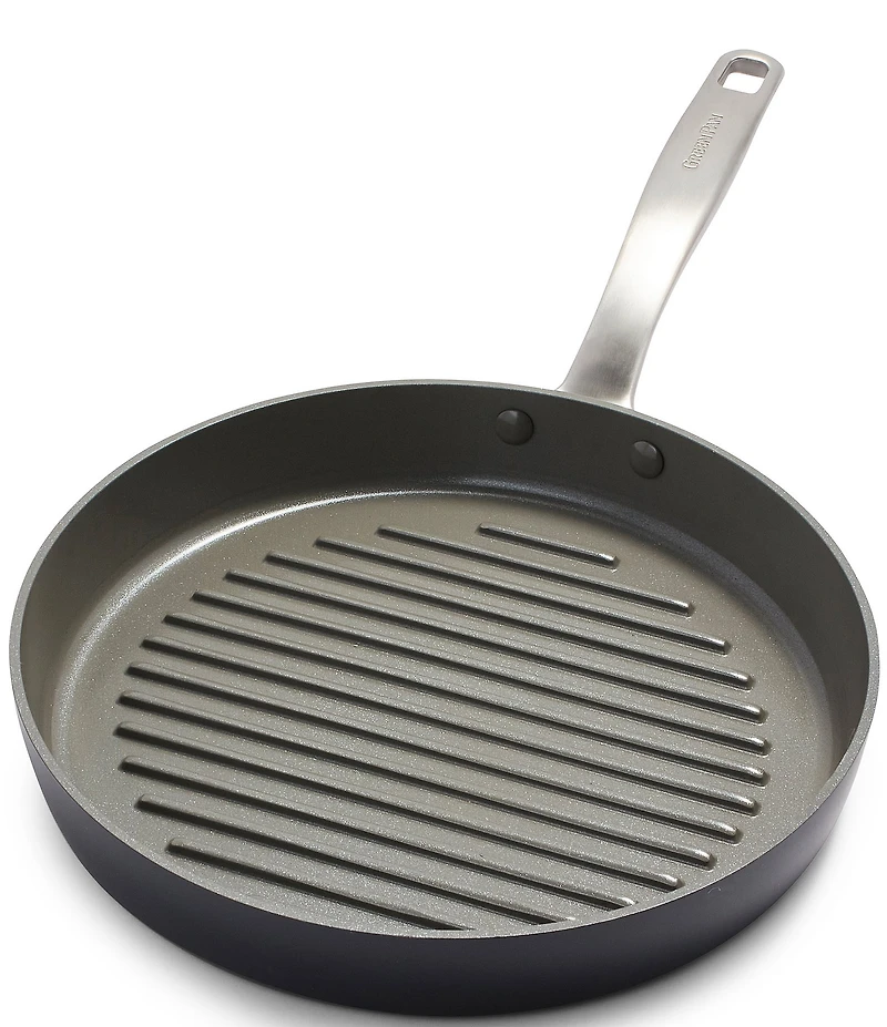 GreenPan Chatham Ceramic Nonstick 11#double; Round Grill Pan
