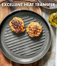 GreenPan Chatham Ceramic Nonstick 11#double; Round Grill Pan
