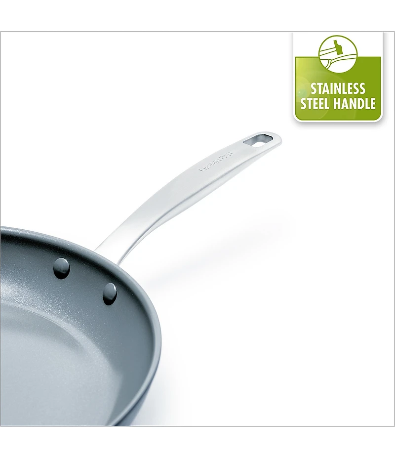 GreenPan Chatham Ceramic Non-Stick 8#double; Open Fry Pan