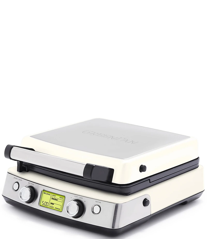 GreenPan Elite Ceramic Nonstick 4-Square Waffle Maker