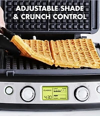 GreenPan Elite Ceramic Nonstick 4-Square Waffle Maker