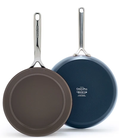 GreenPan GP5 Colors Ceramic Nonstick Frypan Set with Mirror Handles
