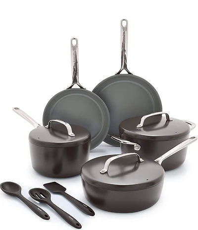 Greenpan GP5 Hard Anodized 15-Piece Cookware Set