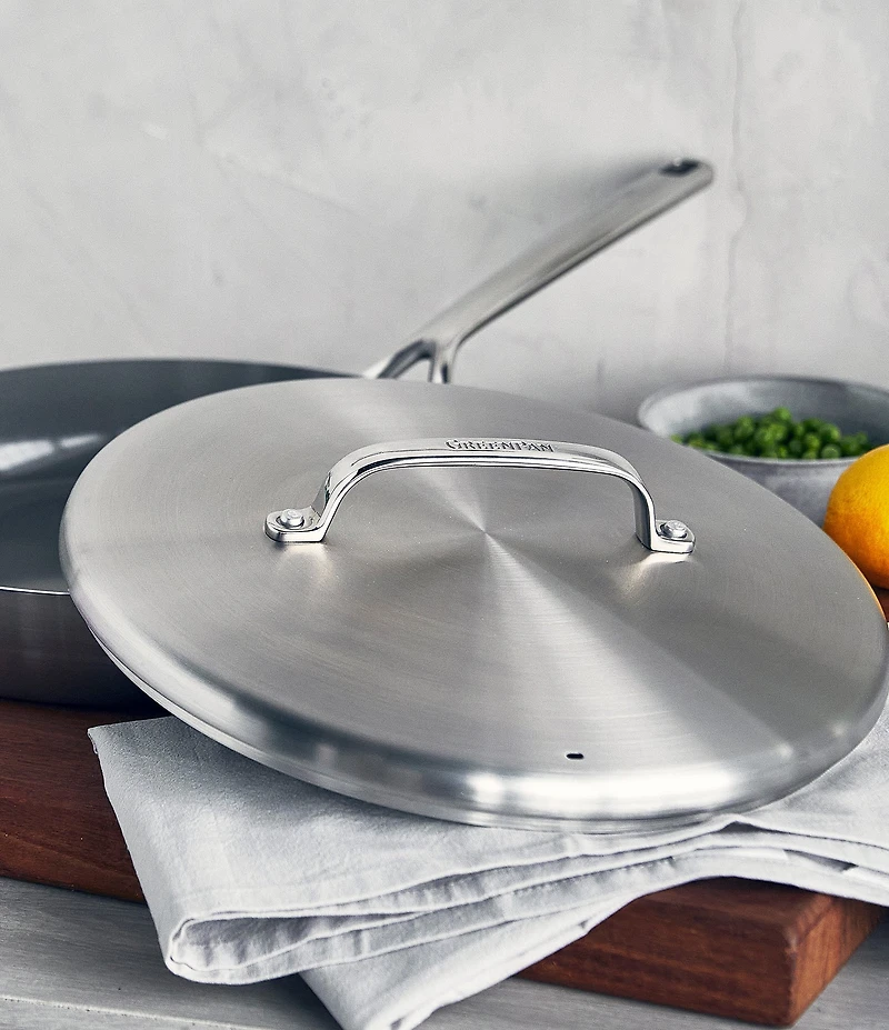 Greenpan GP5 Stainless Steel 12 Inch Covered Frypan
