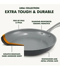 GreenPan Lima Ceramic Nonstick 12-Piece Cookware Set
