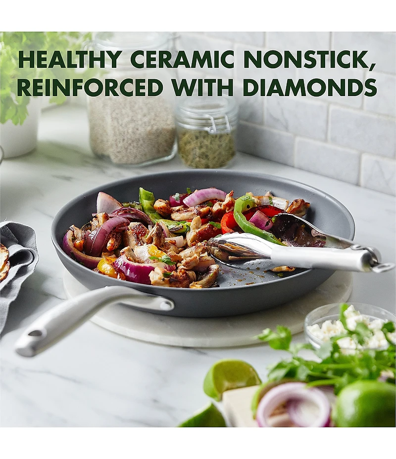 GreenPan Lima Ceramic Nonstick 12-Piece Cookware Set