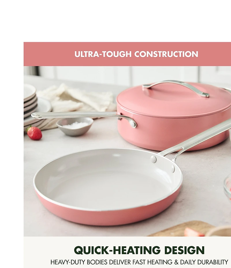 GreenPan Nova Ceramic Nonstick 3-Piece Cookware Set